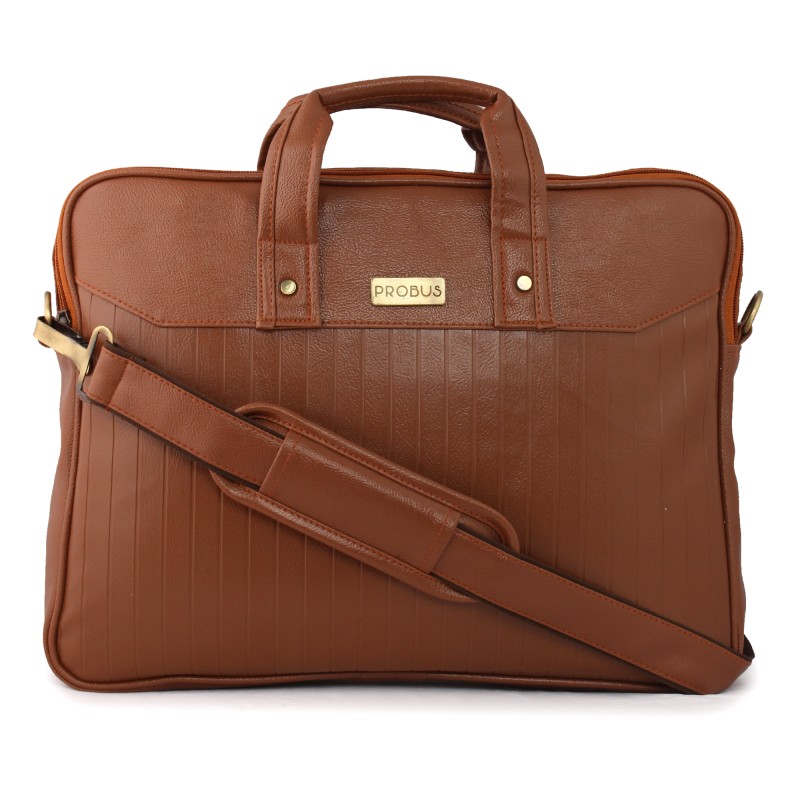 Crocodile2 Leather Laptop Bag