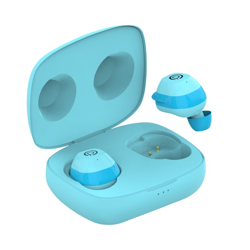 Probus Audio T20 TWS True Wireless Earbuds Environment Noise Cancellation with Mic|Upto 20 hours Playtime Smart Touch | LightWeight | Sweatproof-Blue